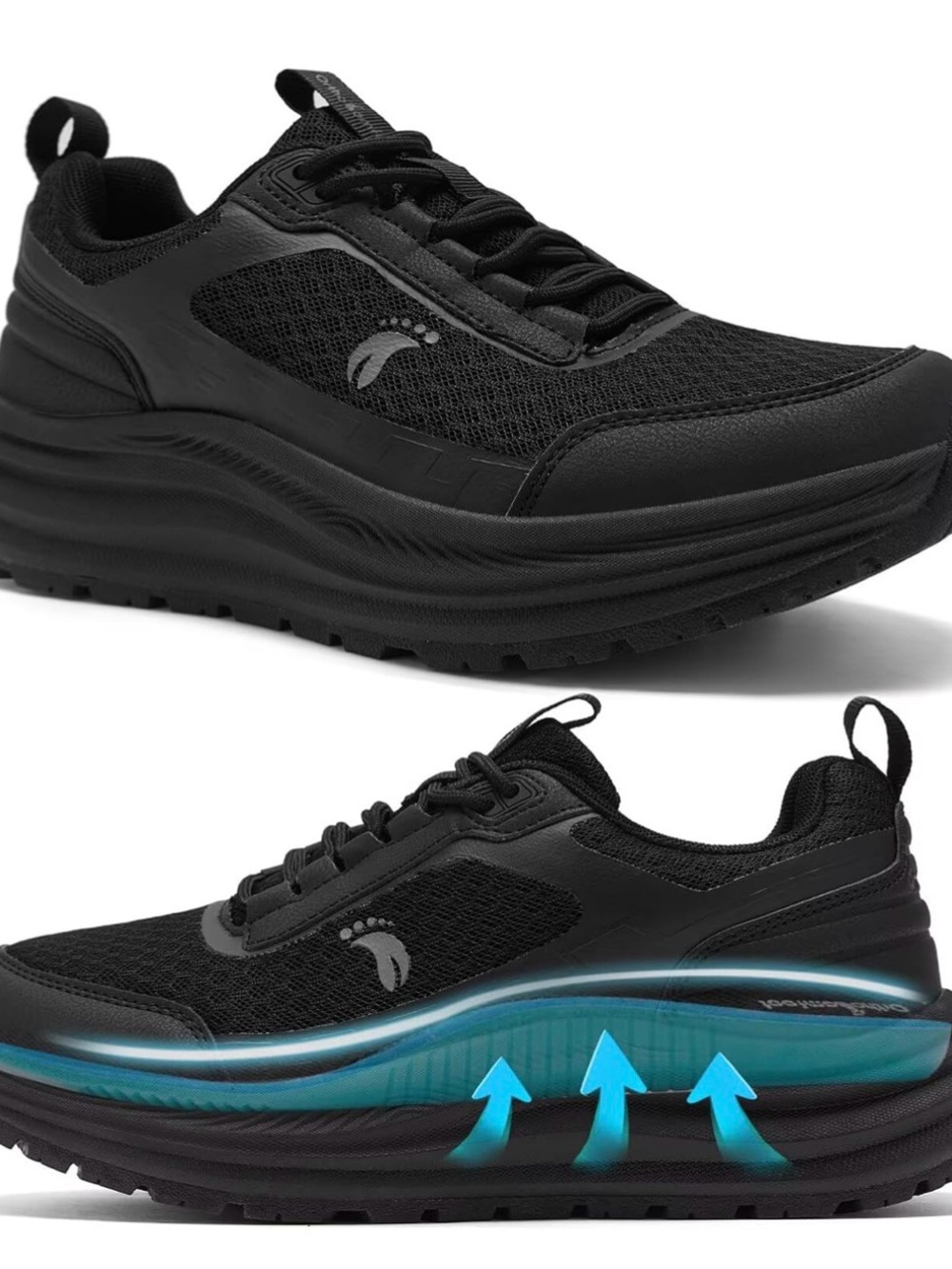 Women's Orthopedic Waterproof Trail Running Shoes: Comfortable Arch Support 048